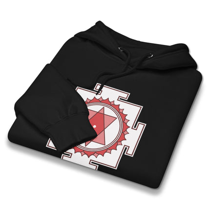 Tripura Sundari Yantra Hoodie | Sacred Geometry Spiritual Pullover Hoodie