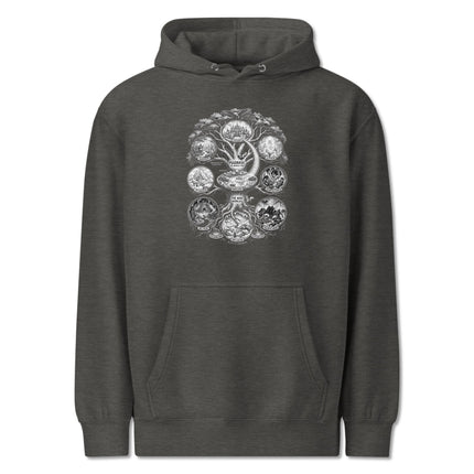 Yggdrasil World Tree Norse mythology design on a unisex Viking hoodie.