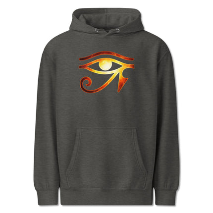 Eye of Ra Ancient Egyptian sun god graphic pullover fleece hoodie.