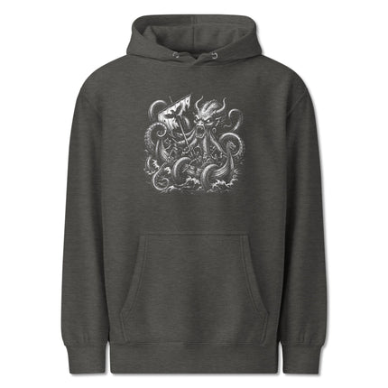 Kraken Viking Ship Hoodie | Sea Monster Mythical Unisex Pullover Hoodie