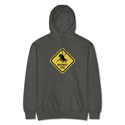 Werewolf Xing Sign Hoodie | Funny Monster Halloween Unisex Pullover Hoodie