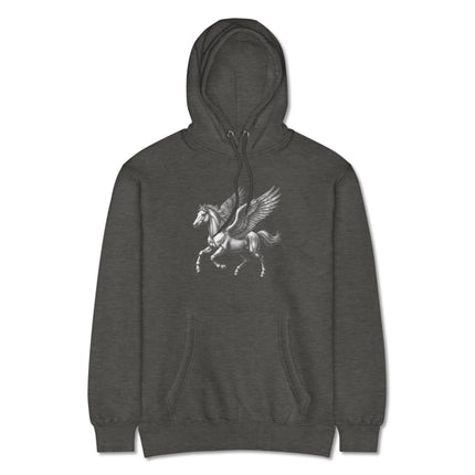 Pegasus Winged Horse Hoodie | Greek Mythology Fantasy Graphic Pullover Fleece
