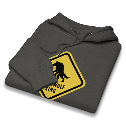 Werewolf Xing Sign Hoodie | Funny Monster Halloween Unisex Pullover Hoodie