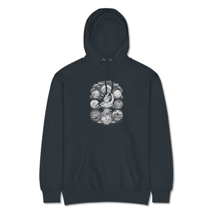 Yggdrasil World Tree Norse mythology print on a unisex Viking hoodie.