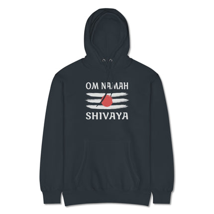 Om Namah Shivaya mantra tripundra hoodie for Shiva devotees pullover.