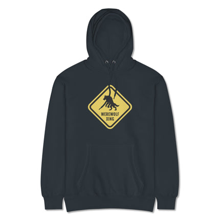 Werewolf Xing Sign Hoodie | Funny Monster Halloween Unisex Pullover Hoodie