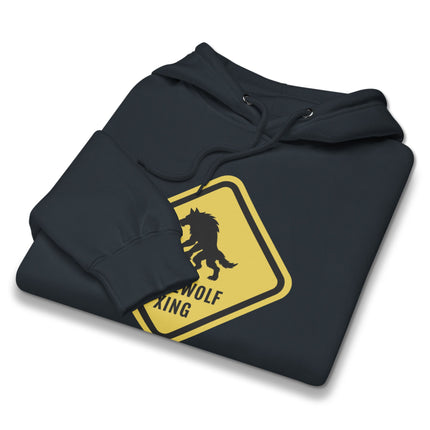 Werewolf Xing Sign Hoodie | Funny Monster Halloween Unisex Pullover Hoodie