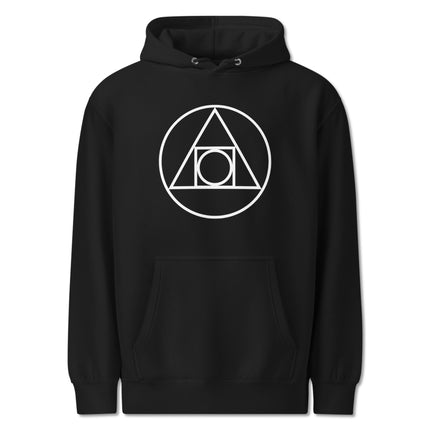 Sacred Geometry Philosopher's Stone Hoodie | Unisex Alchemy Graphic Pullover