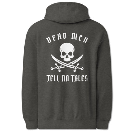 Graphic hoodie featuring a pirate skull and sword design from Dead Men Tell No Tales.