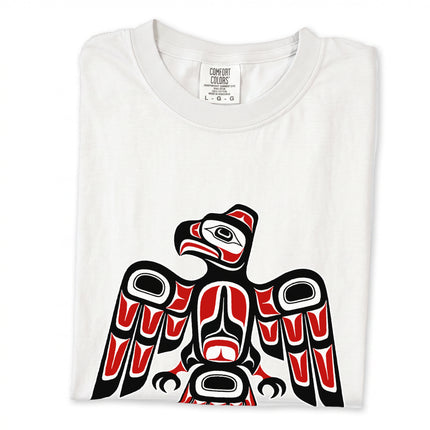 Haida Raven Formline T-Shirt featuring Pacific Northwest Native American art graphic print.