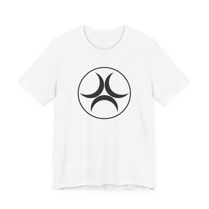 Triple Moon symbol graphic tee featuring the lunar goddess design for pagan apparel.