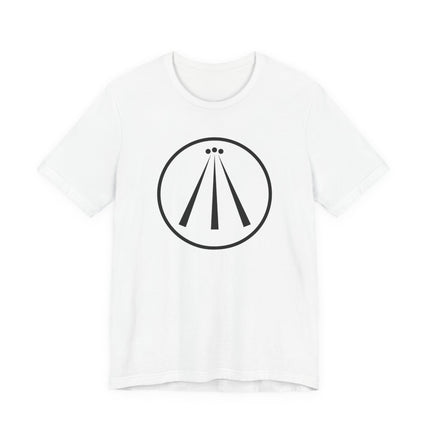 Awen Celtic symbol graphic tee featuring the Welsh symbol of inspiration and divine gift.