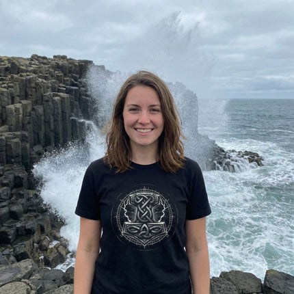 Mjolnir Viking Hammer T-Shirt | Norse Mythology Tee | V4