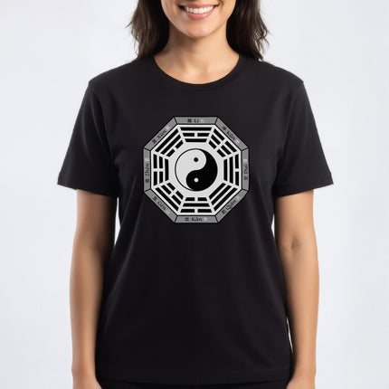 Taoist Bagua Yin Yang Trigrams T-Shirt | Graphic Unisex Tee V2