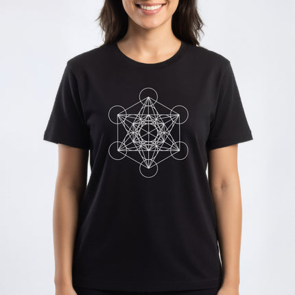 Metatron's Cube Sacred Geometry Shirt | Geometric Graphic Unisex Tee V1