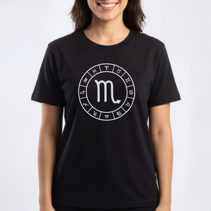 Scorpio Zodiac Sign T-Shirt | Astrology Symbol Unisex Tee | V2