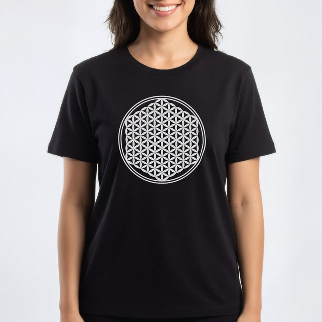 Flower of Life Sacred Geometry T-Shirt | Unisex Graphic Tee V5