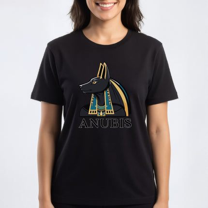 Anubis Egyptian God T-Shirt | Ancient Egypt Graphic and Text Tee | V3