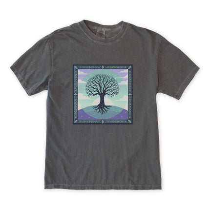 Yggdrasil Tree of Life T-Shirt | Celtic Knot Roots Branches Graphic Tee