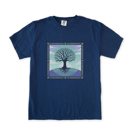 Yggdrasil Tree of Life T-Shirt | Celtic Knot Roots Branches Graphic Tee