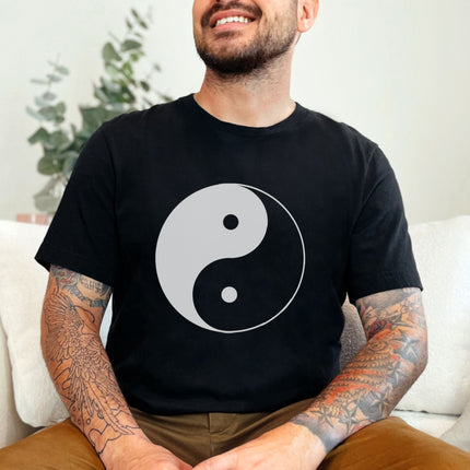 Yin Yang Symbol T-Shirt | Zen Harmony and Balance Graphic Unisex Tee Shirt